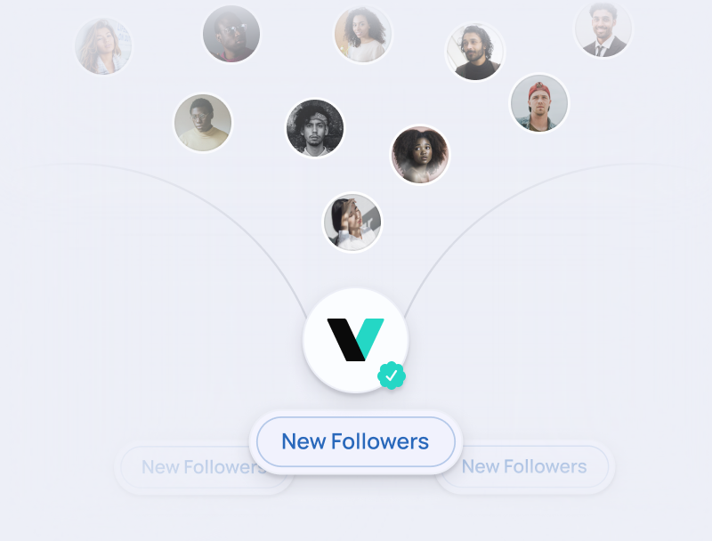 Veritrade use case illustration for Grow Your Audience